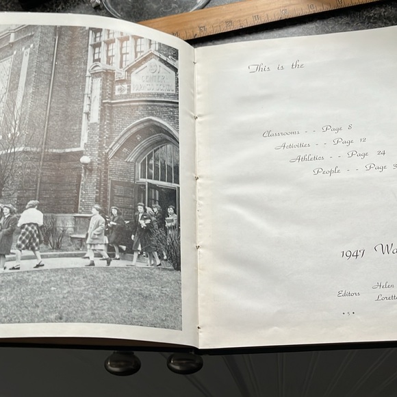 1947 Yearbook Wilmington W Virginia - Picture 2 of 5